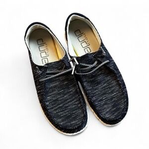 Hey Dude Wendy Sox Shoes Womens 10 Casual Sneakers Lace Up Low Top navy